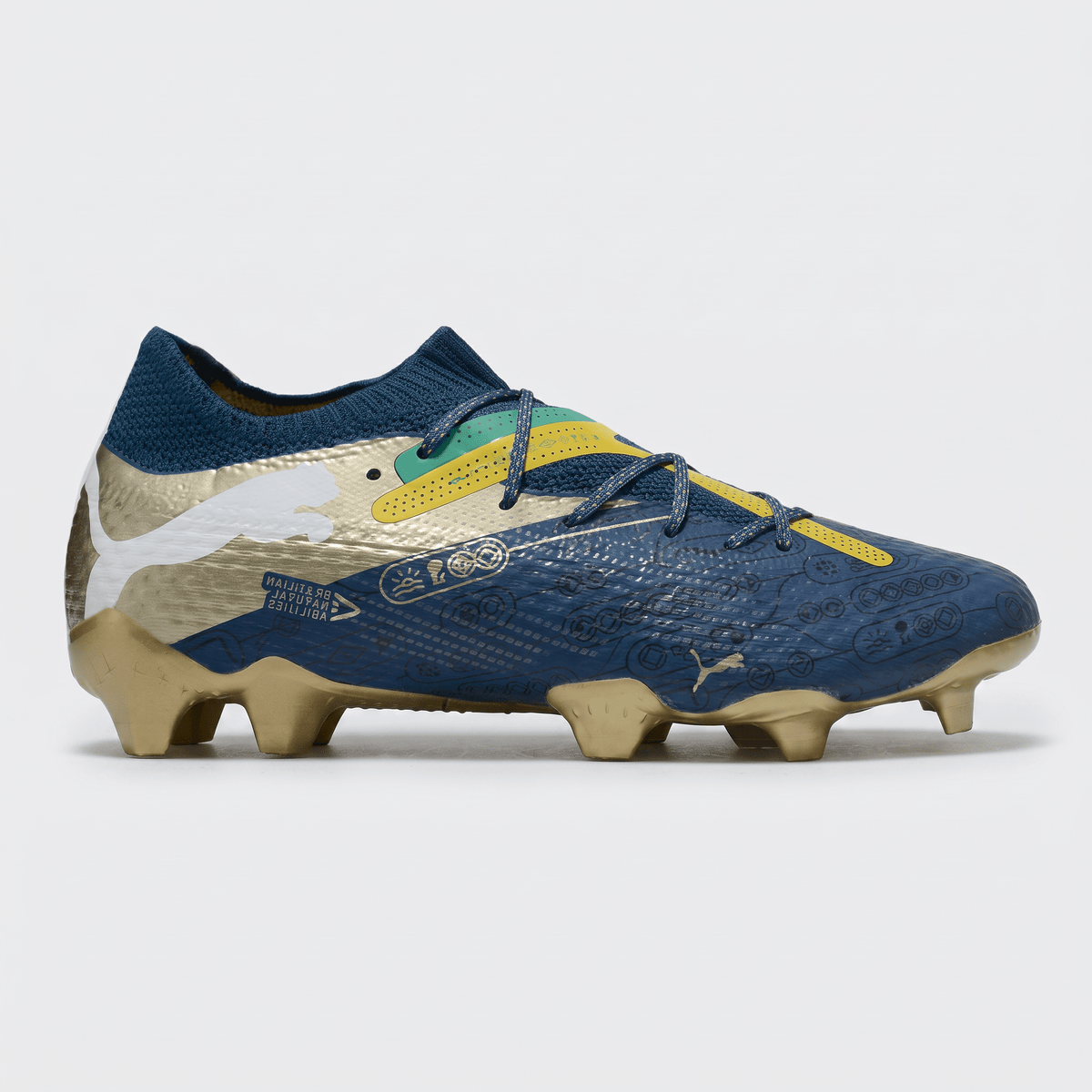 Future 7 Ultimate NJR BNA FG/AG Bluemazing / White / Gold / Green Glare
