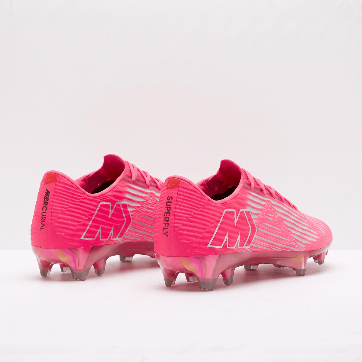 Mercurial Superfly 16 By You Pink Blast / White / Metallic Silver