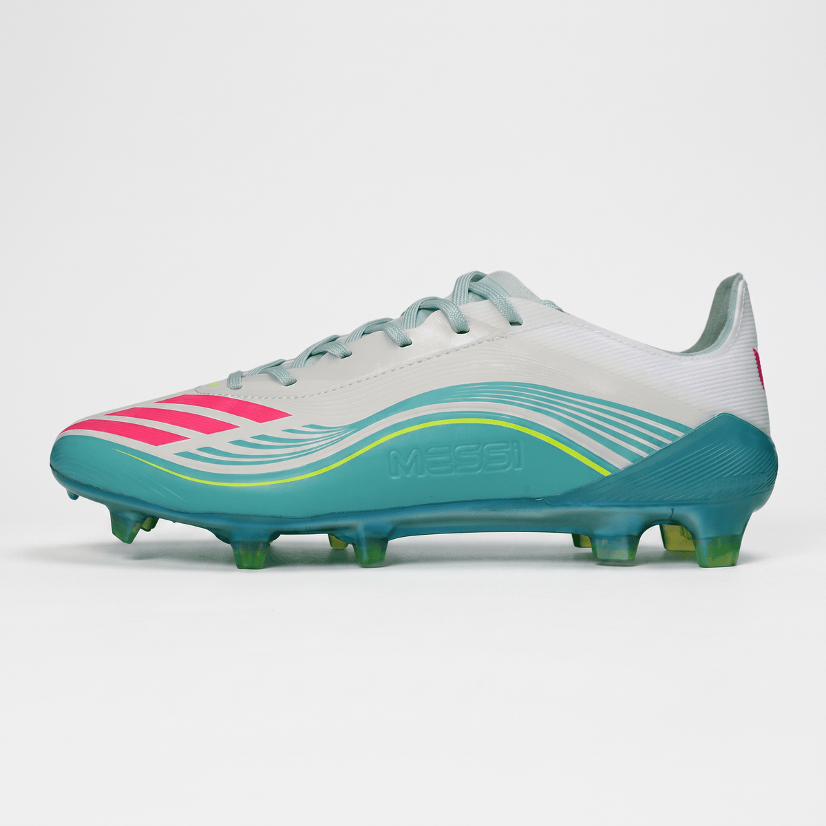 F50 Hyperfast Pro FG White / Lucid Blue / Solar Yellow