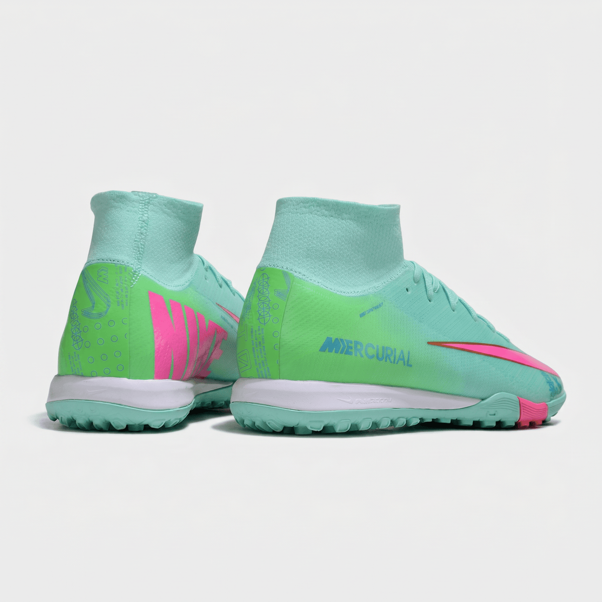 Air Zoom Mercurial Superfly 10 TF Hyper Turquoise / Pink / Volt