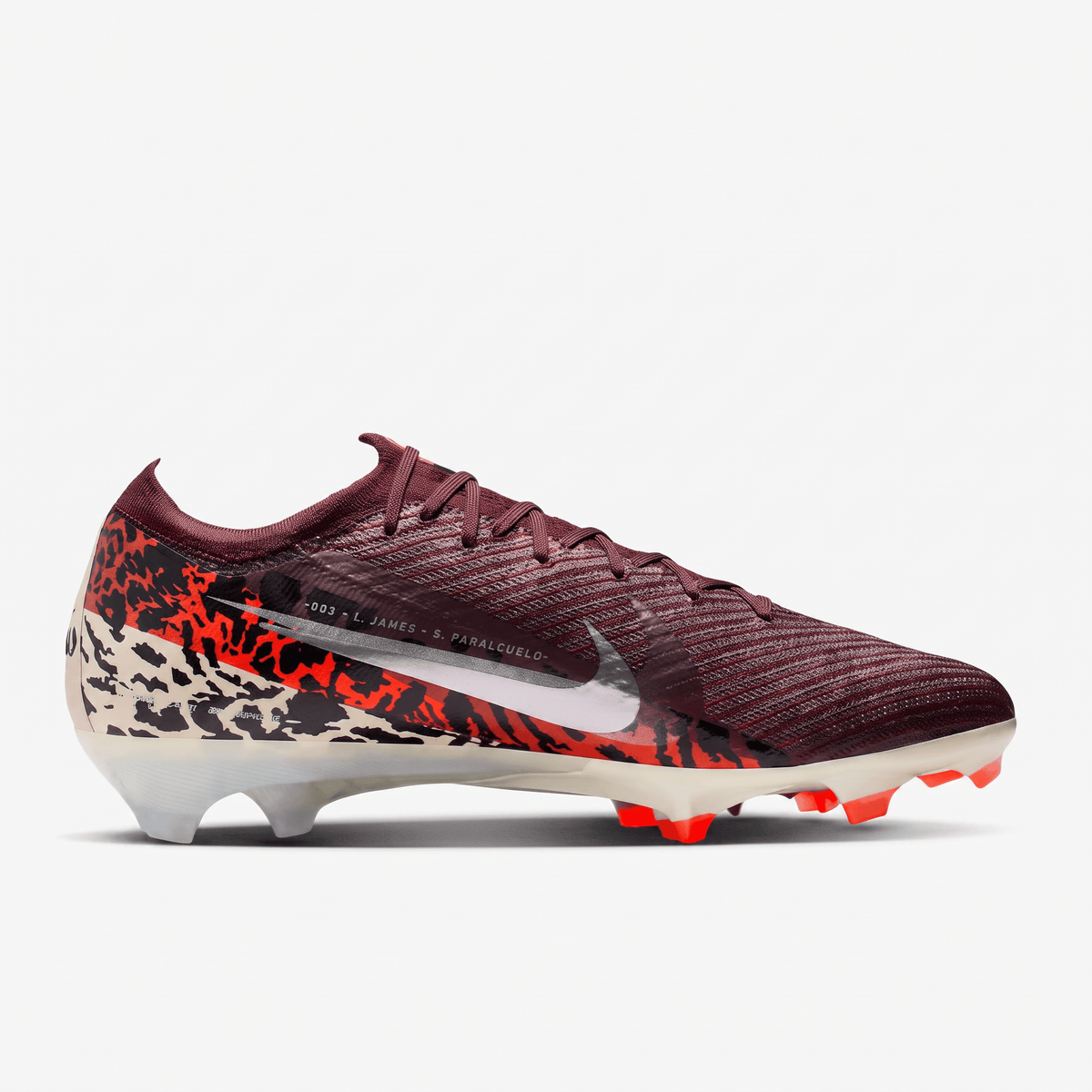 Air Zoom Mercurial Vapor 15 FG Burgundy / Silver / Bright Crimson