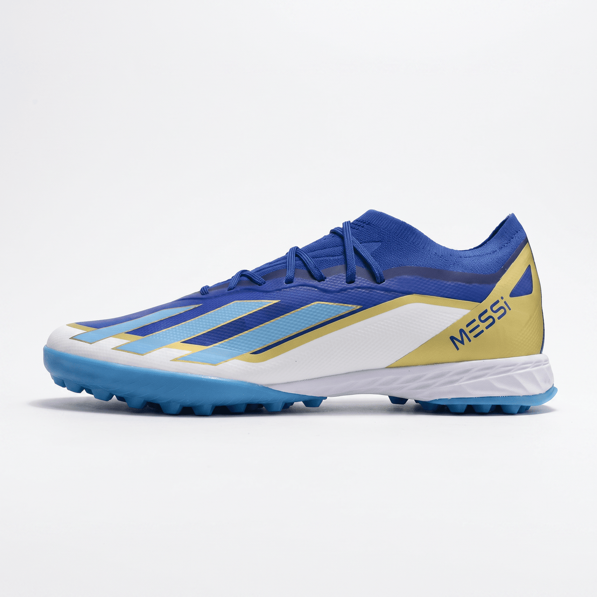 X Crazyfast.1 TF Shock Blue / Zero Metallic / Core Black