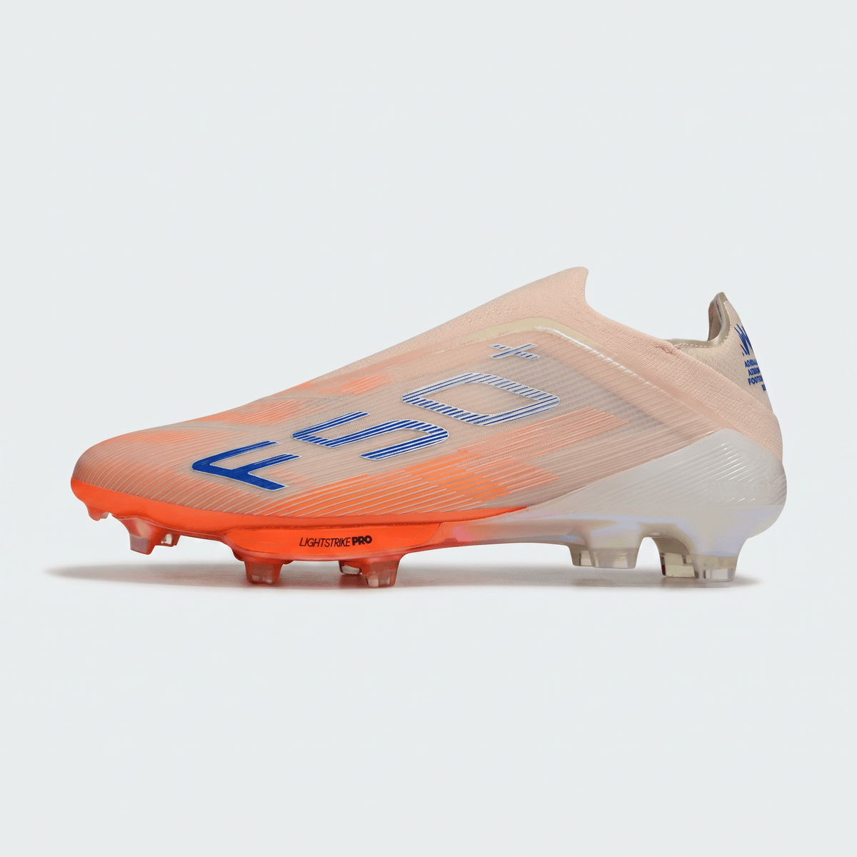 F50 Sparkfusion LL Laceless Bliss Orange / Lucid Blue / Orange