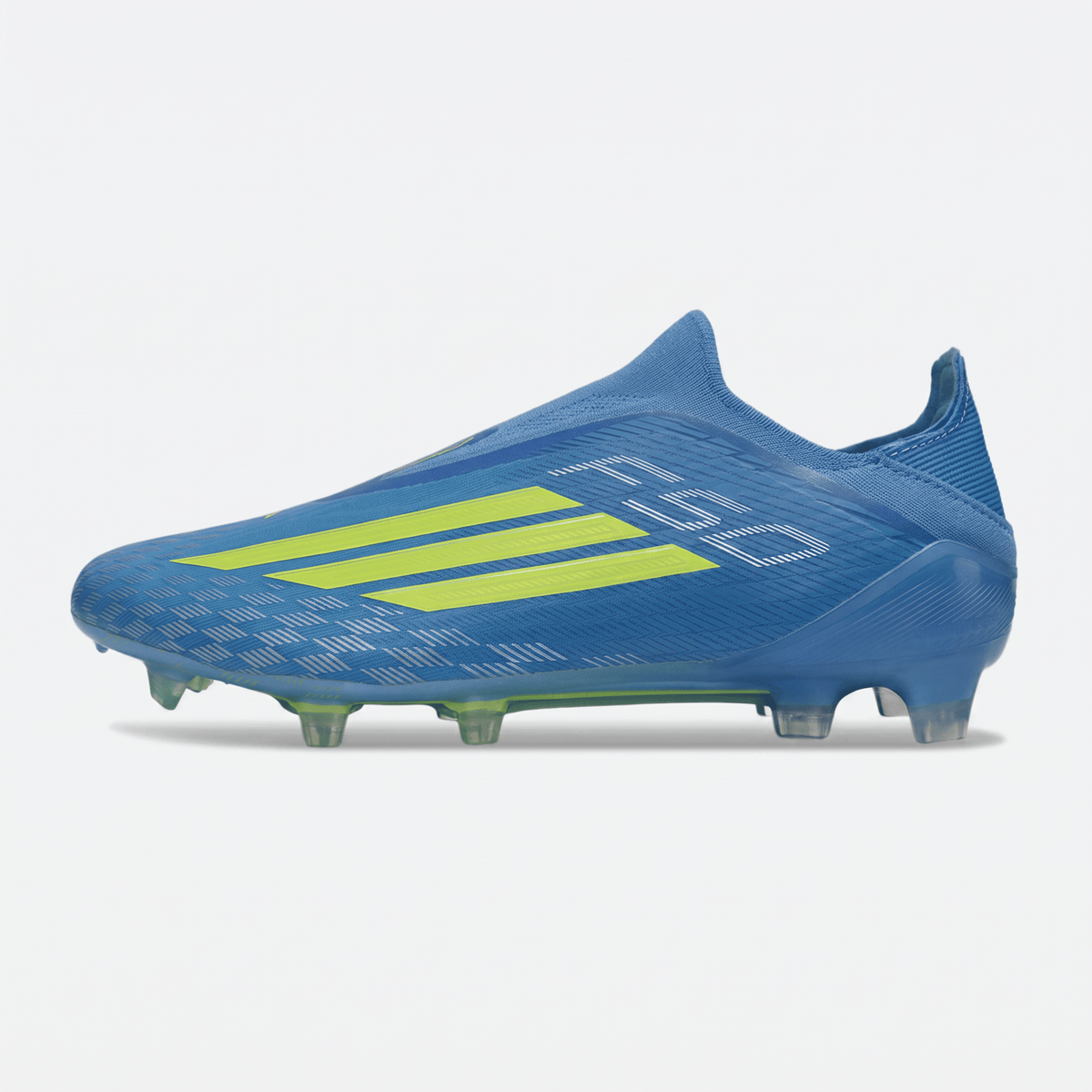 F50+ Laceless FG Bright Royal / Lucid Lemon / White