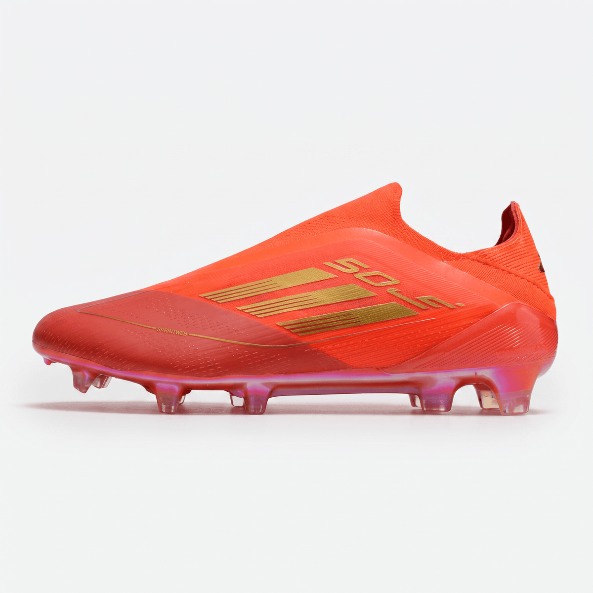 F50 Laceless FG Solar Red / Gold Metallic / Bright Red