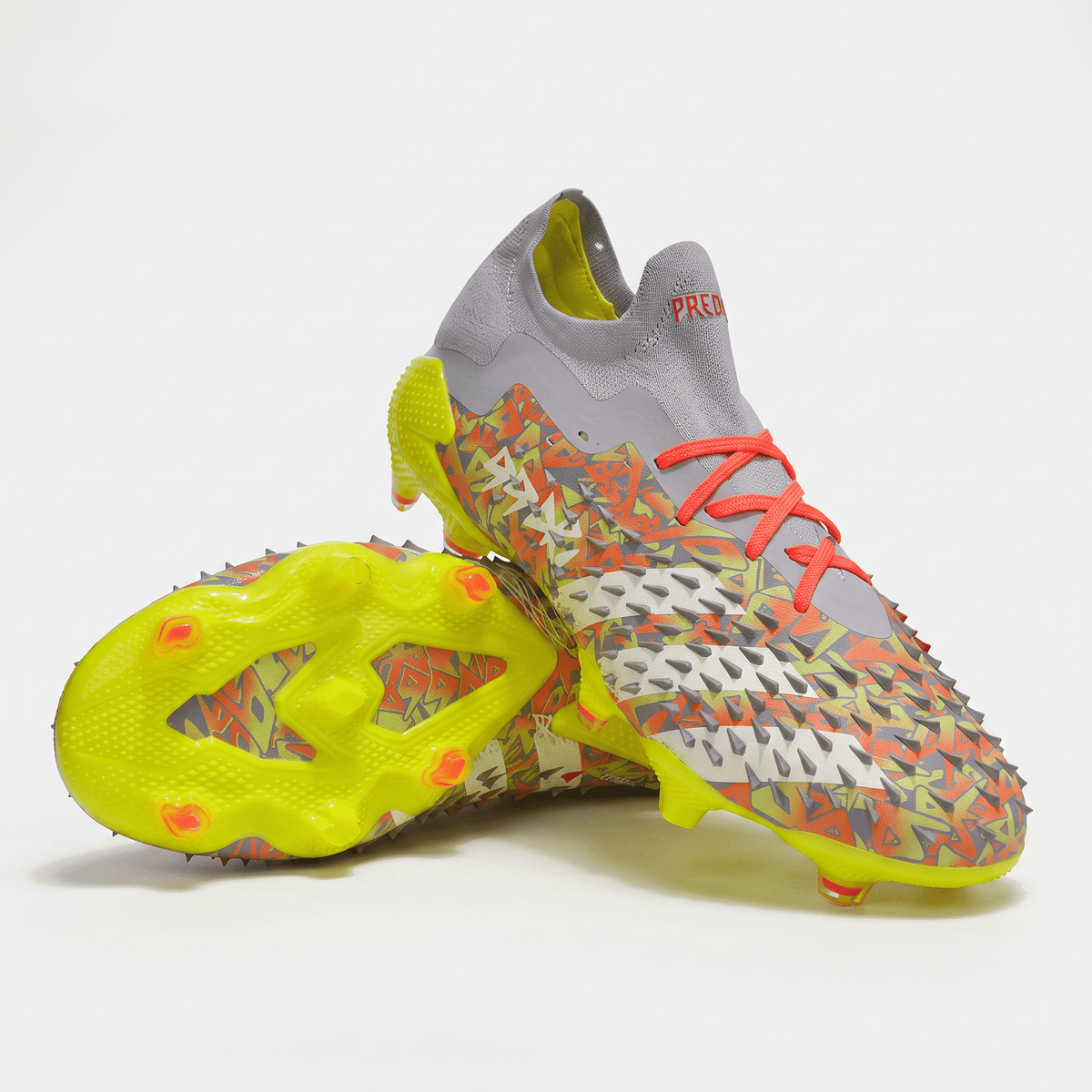 Predator Freak.1 FG Clear Grey / Footwear White / Solar Yellow / Solar Red
