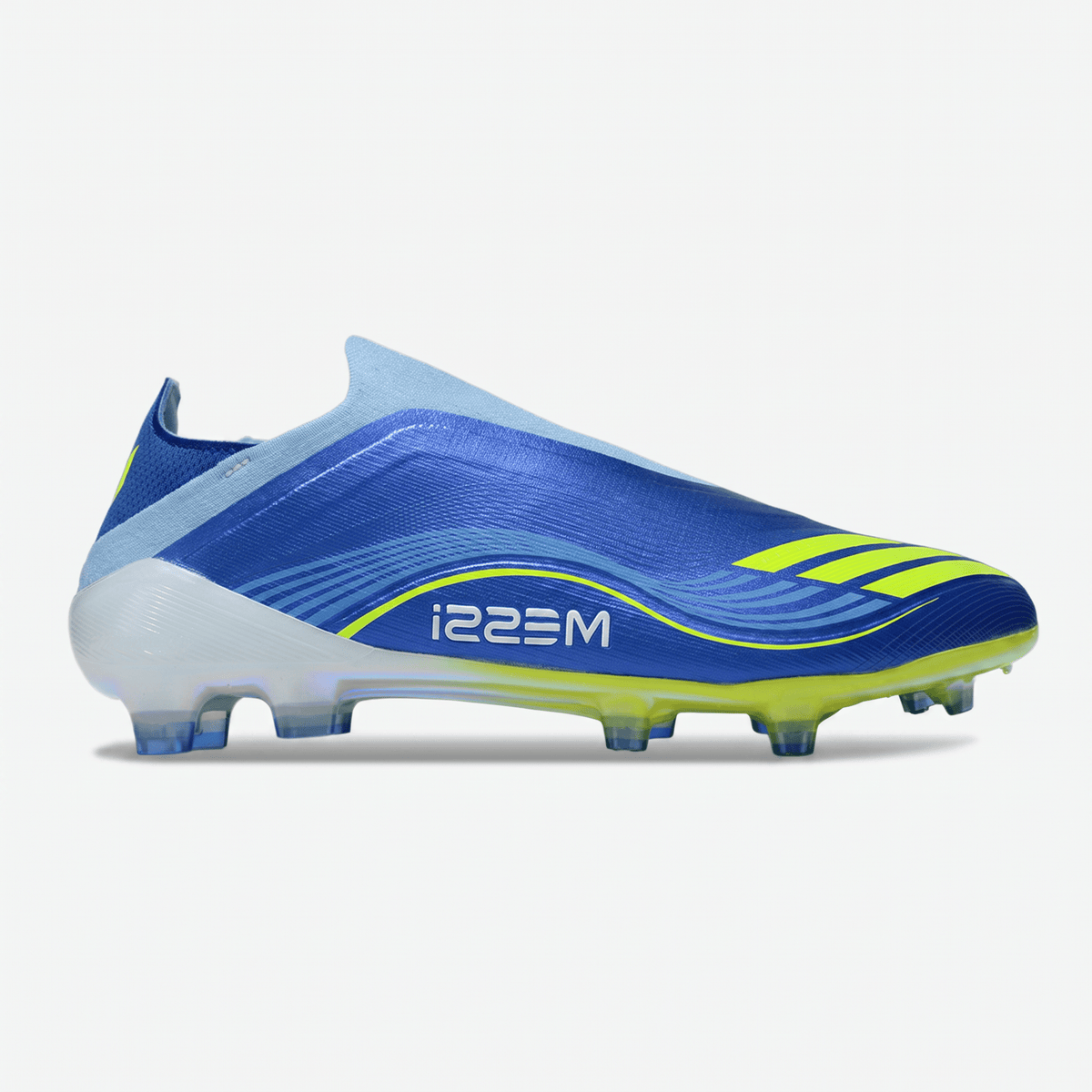 F50+ Laceless FG Lucid Blue / Lucid Lemon / Almost Blue