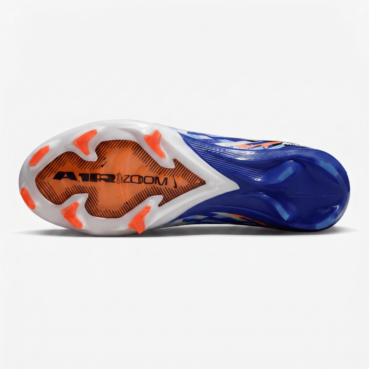 Air Zoom Mercurial Vapor 16 FG White / Total Orange / Siren Blue