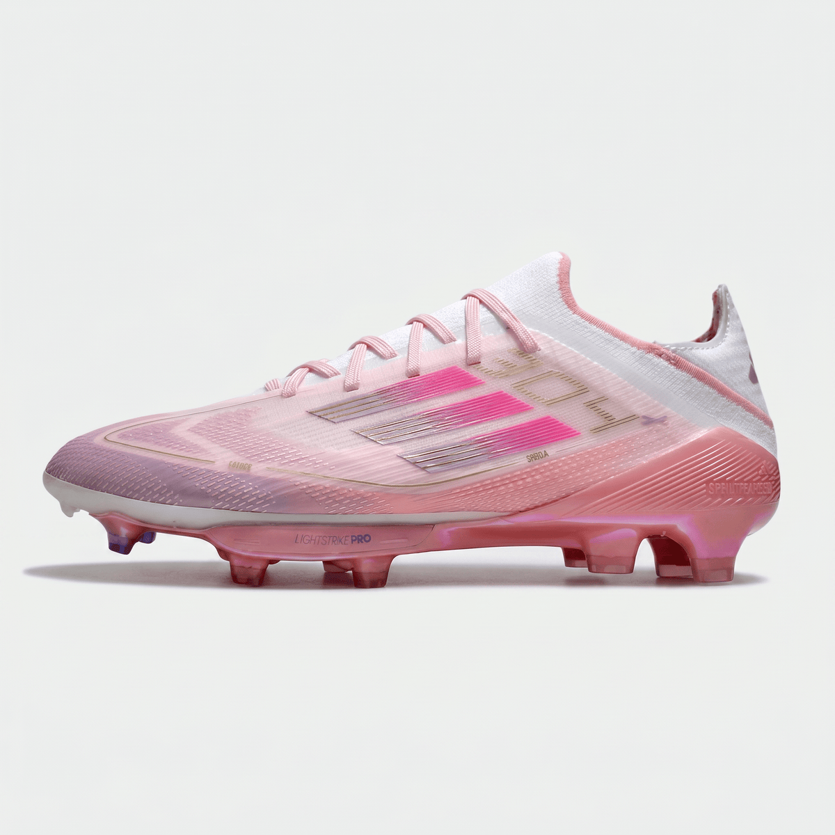 F50 Laced FG Clear Pink / Purple Glow / Light Pink
