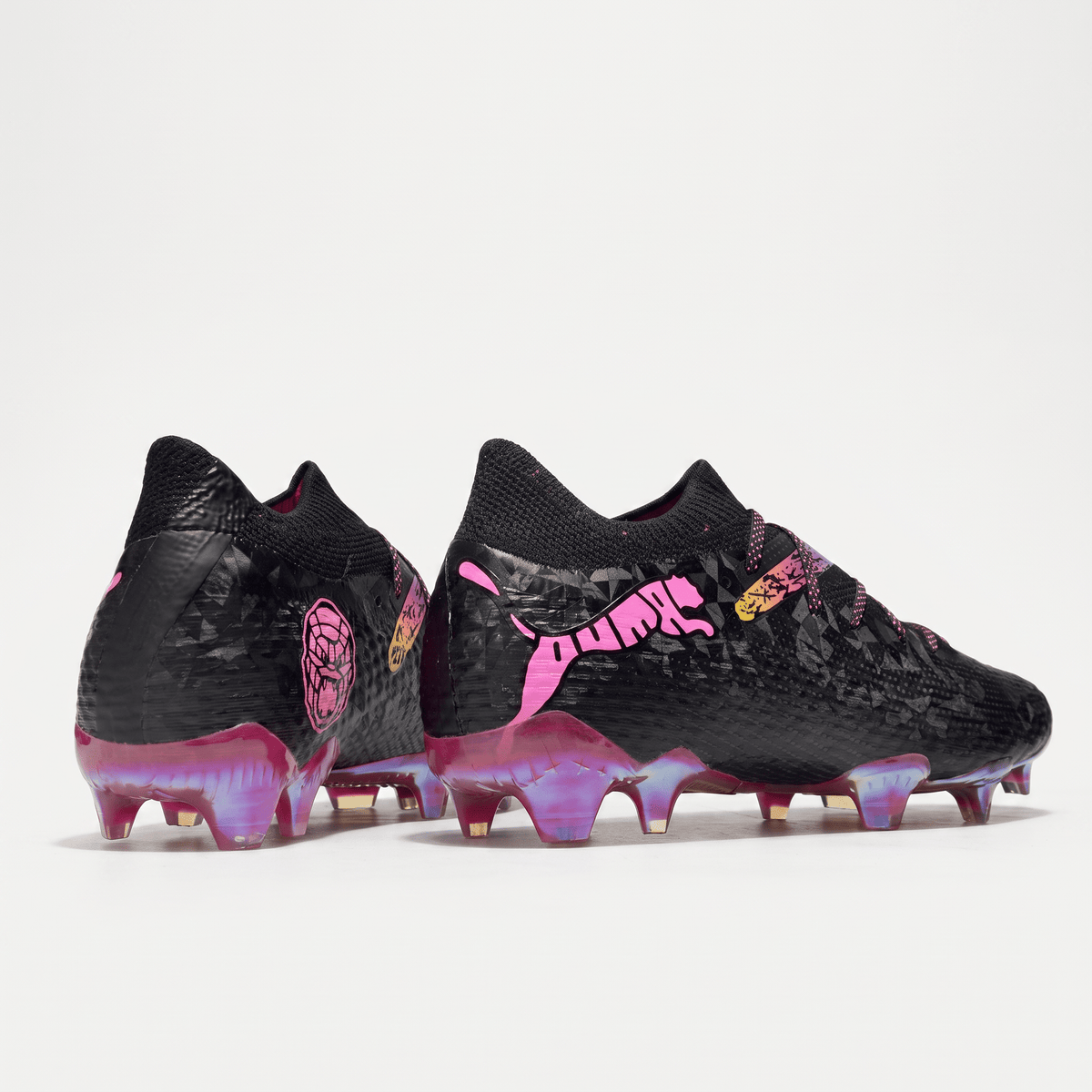 Future 7 Ultimate FG/AG Black / Pink Glimmer / Safety Yellow / White
