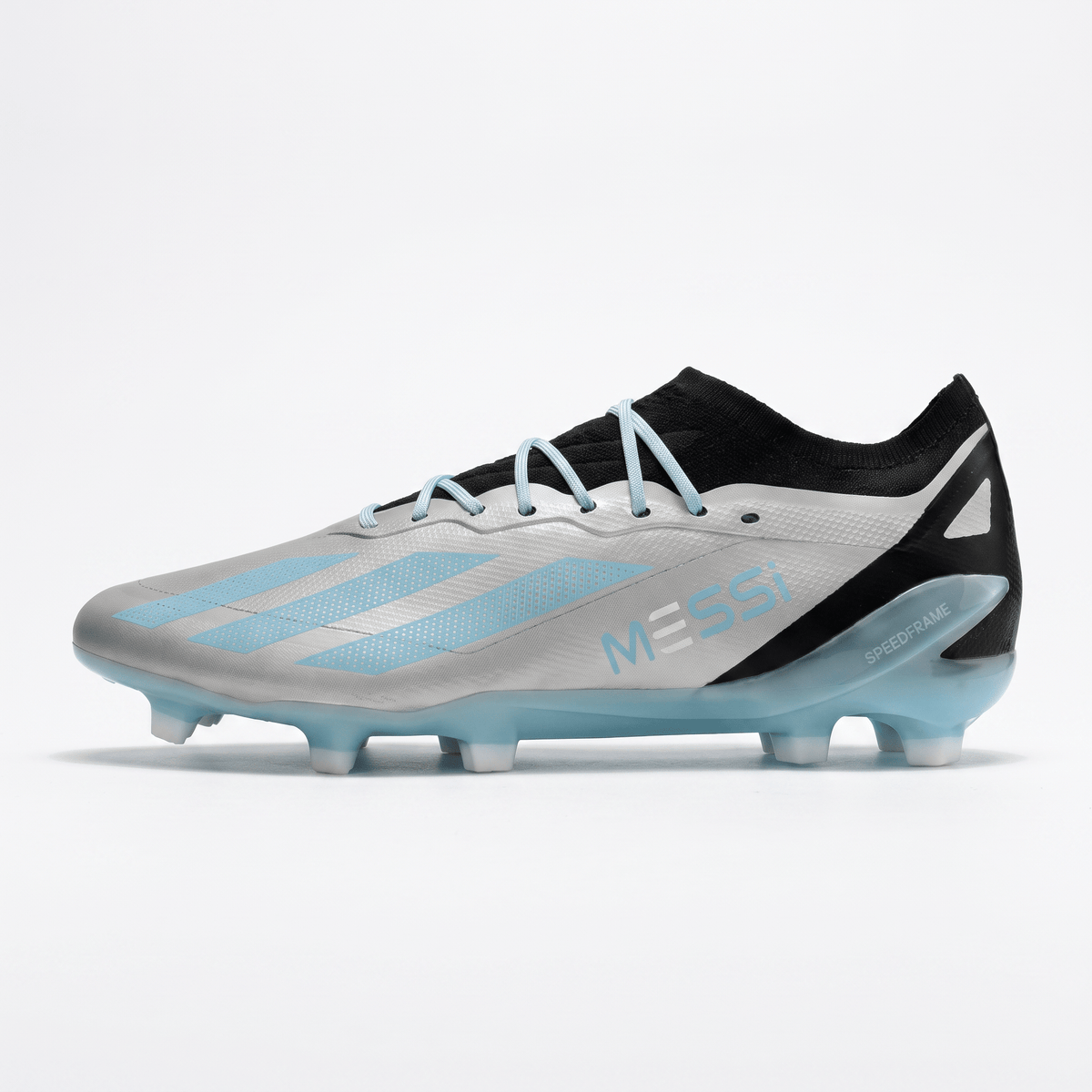 X Crazyfast.1 FG Silver Metallic / Bliss Blue / Core Black