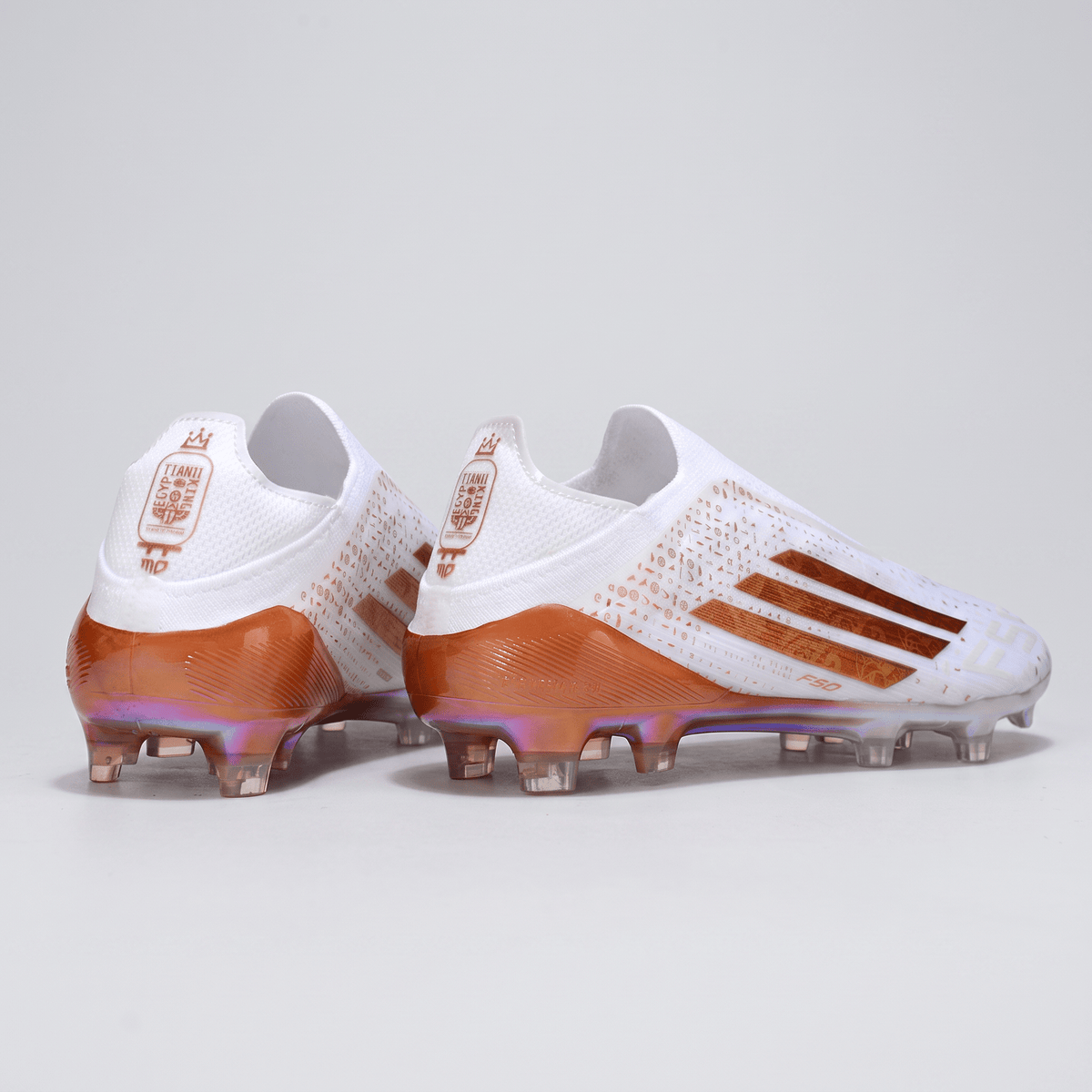 F50+ Laceless FG White / Gold Metallic / Core Black