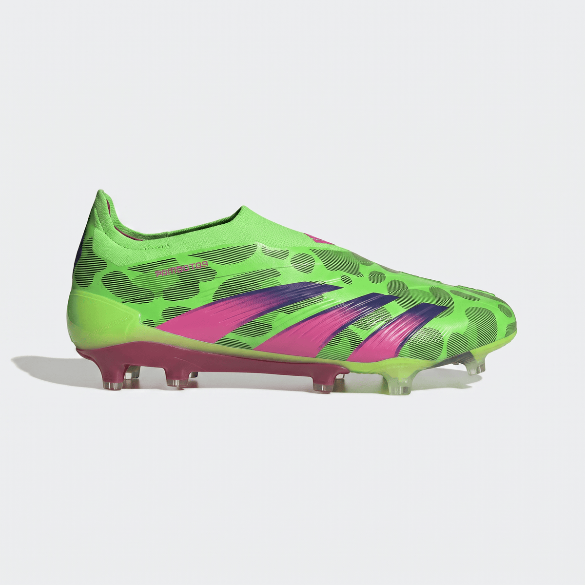 Predator Laceless FG Lucid Lemon / Pink Glow / Core Black