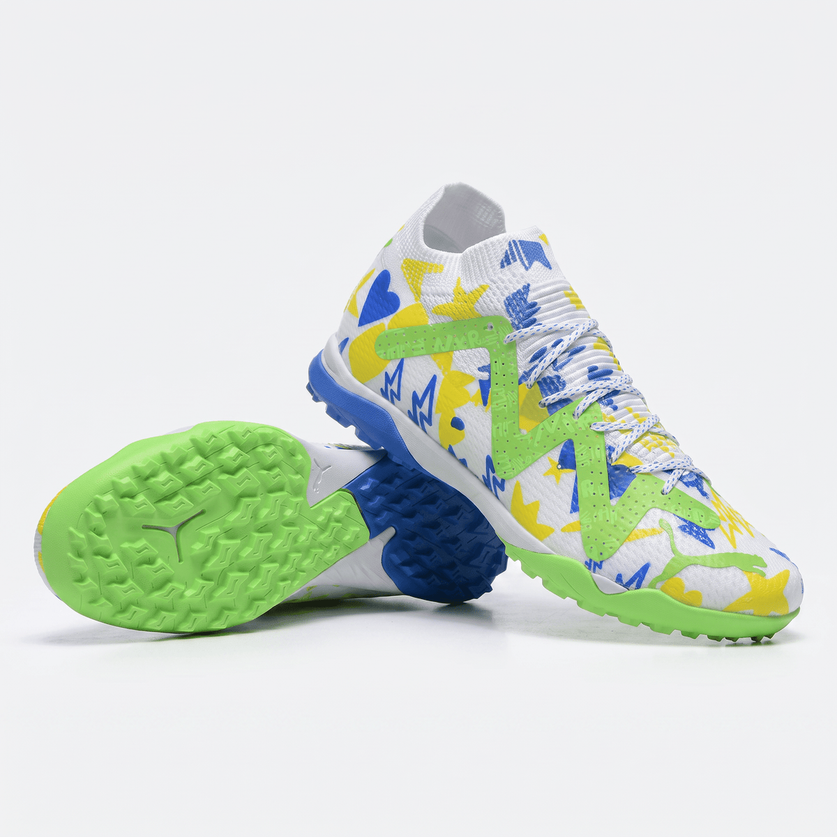 Future Ultimate NJR Cage TT White / Racing Blue / Lemon Meringue / Parakeet Green