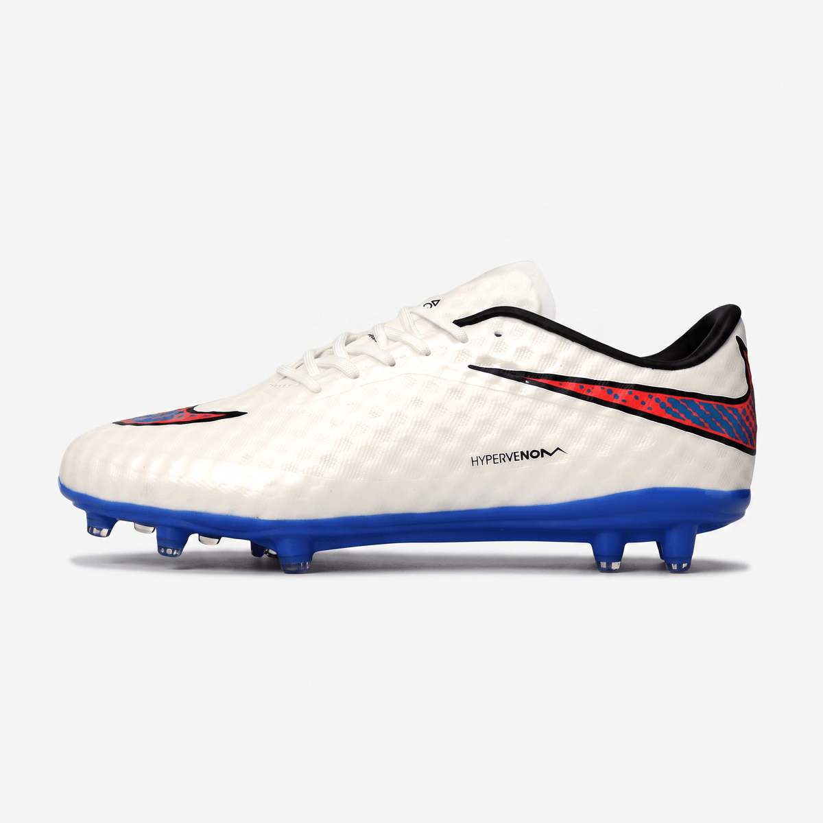 Hypervenom Phantom FG White / Blue Lagoon / Total Crimson / Black