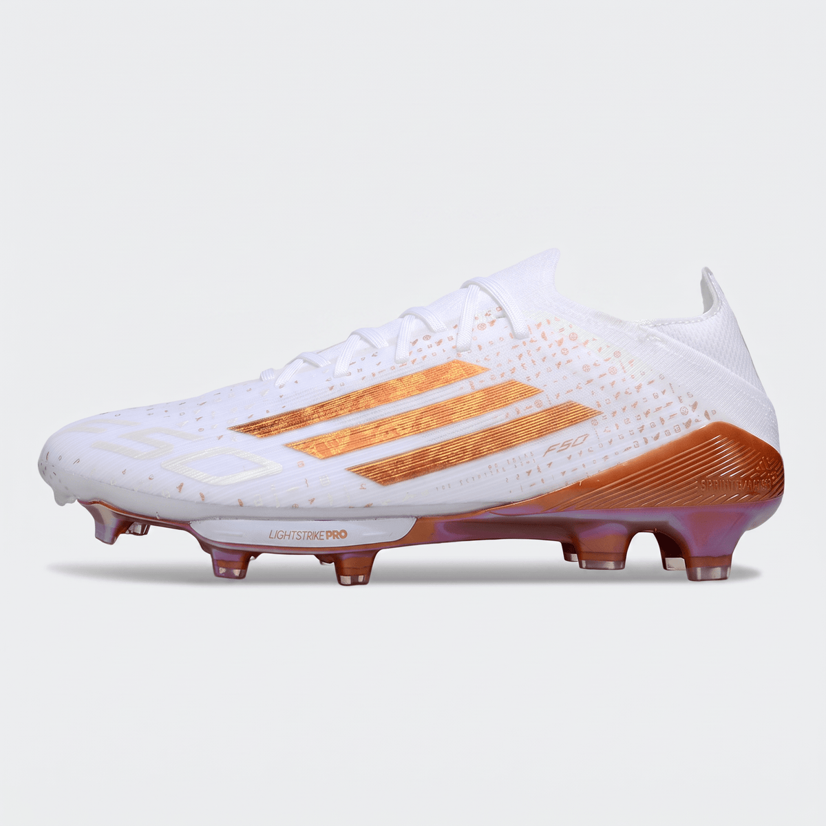 F50 Laced FG White / Solar Orange / Gold Metallic