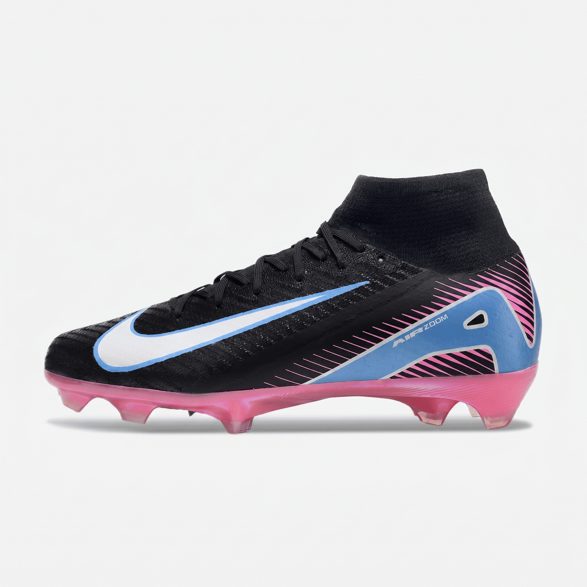 Air Zoom Mercurial Superfly 10 FG Black / White / Blue / Pink
