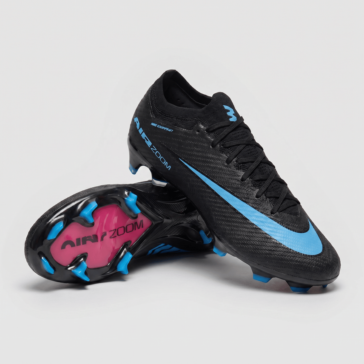 Air Zoom Mercurial Vapor 16 FG Black / Blue Fury / Pink Foam