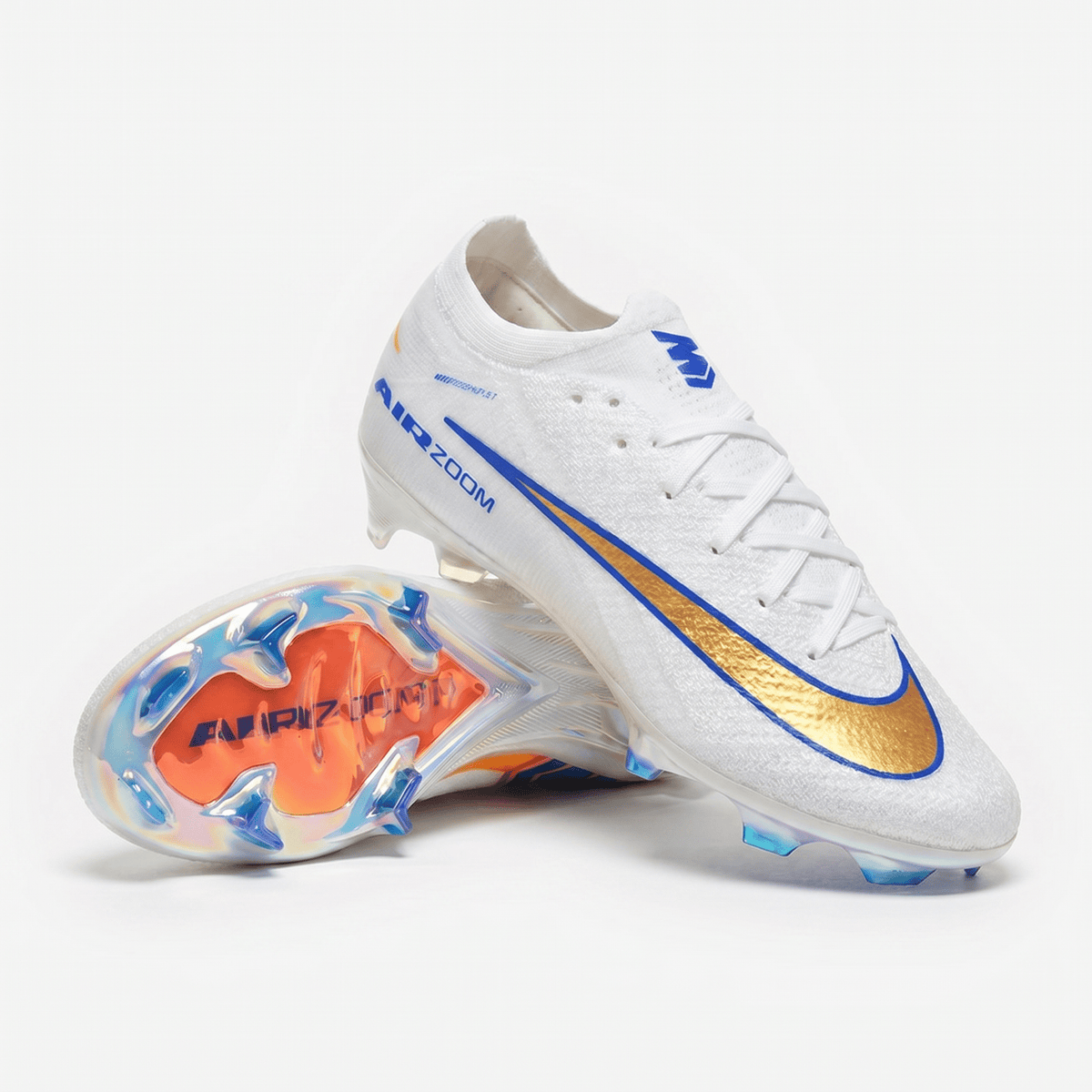 AIR Zoom Mercurial Vapor 16 FG White / Royal Blue / Gold