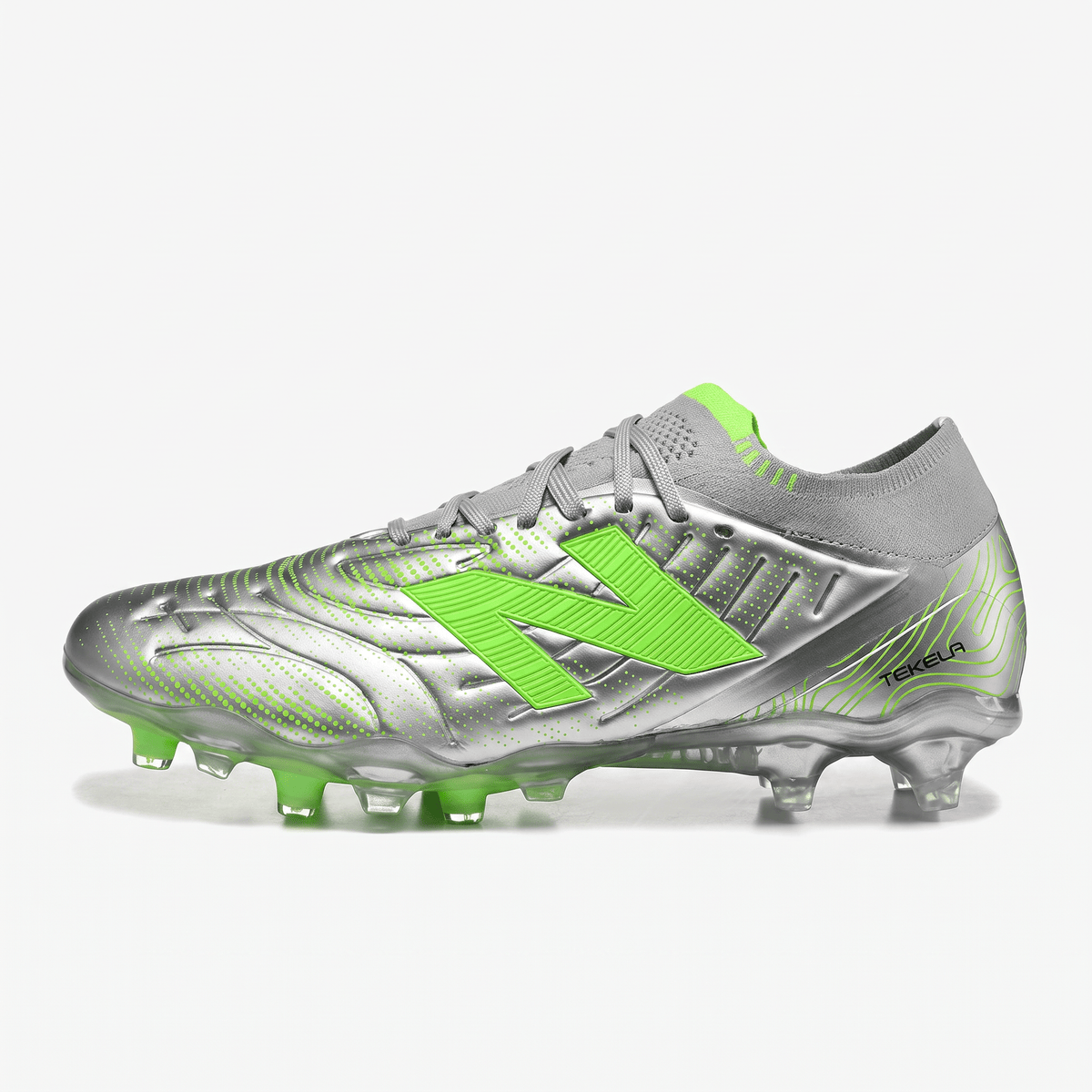 Tekela V5 Low Cut FG Silver / Bleached Lime Glow