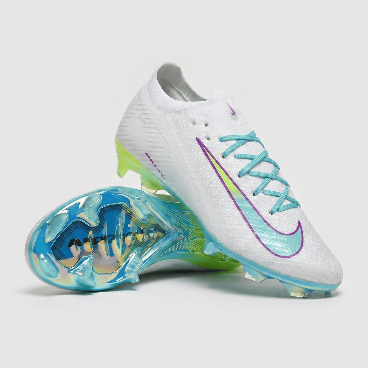 AIR Zoom Mercurial Vapor 16 FG White / Ice Blue / Green