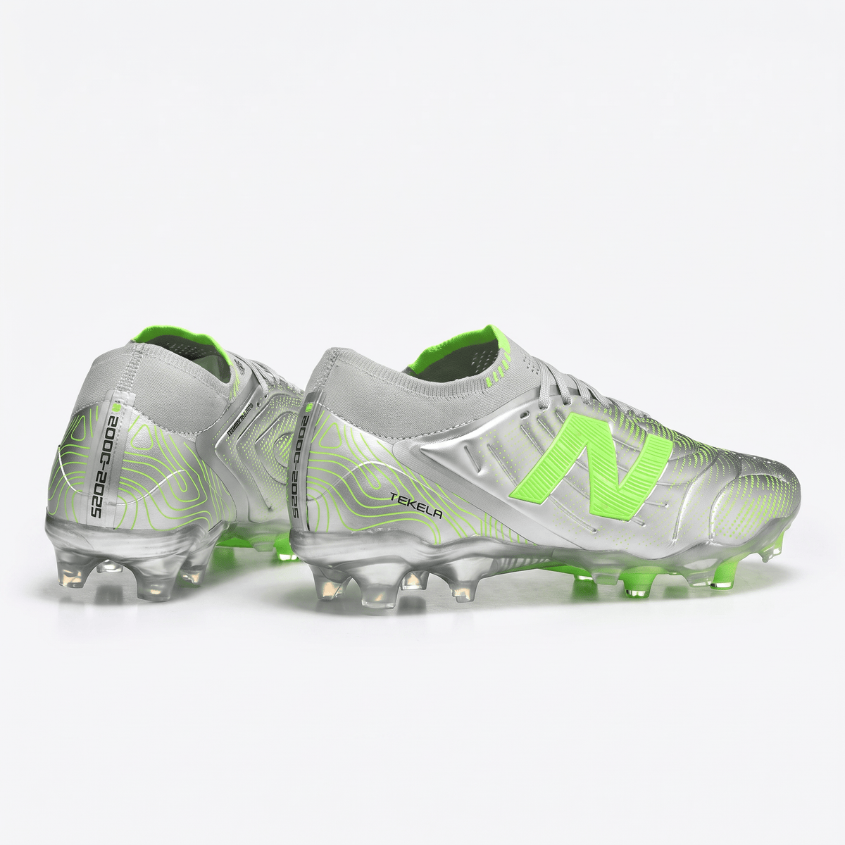 Tekela V5 Low Cut FG Silver / Bleached Lime Glow