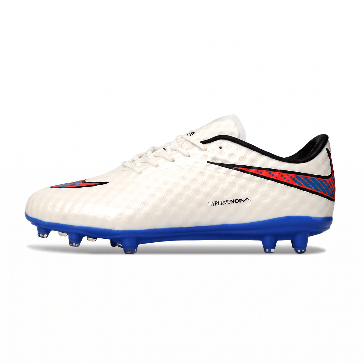 Hypervenom Phantom Premium FG White / Total Crimson / Blue