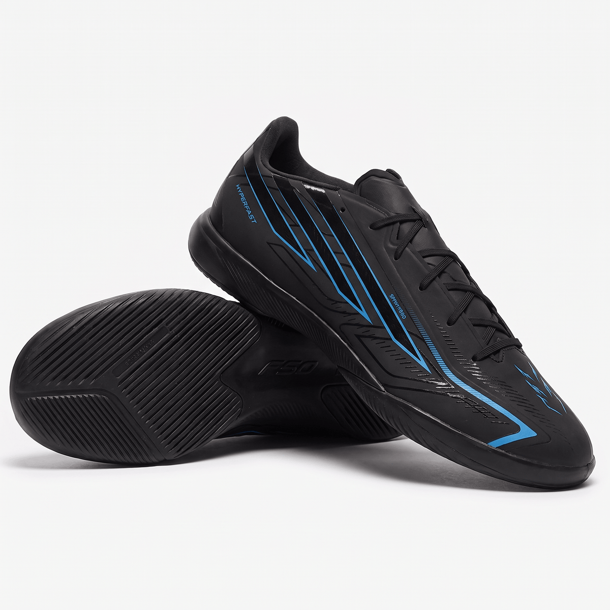 F50 Hyperfast Club Indoor Boots Core Black / Lucid Ray Blue