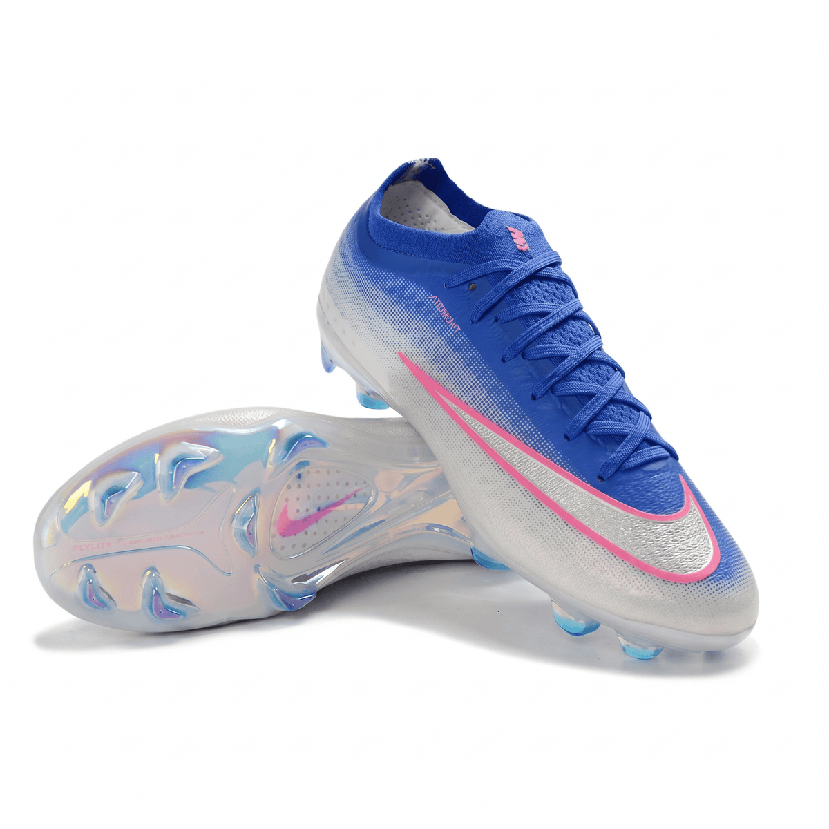 Air Zoom Mercurial Vapor 16 FG Racer Blue / Silver / Pink