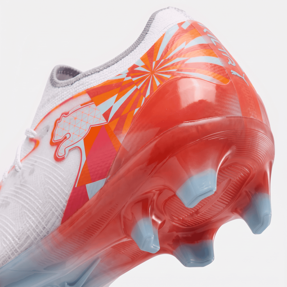 Future 9 White / Ultra Orange / Pink Alert / Light Aqua