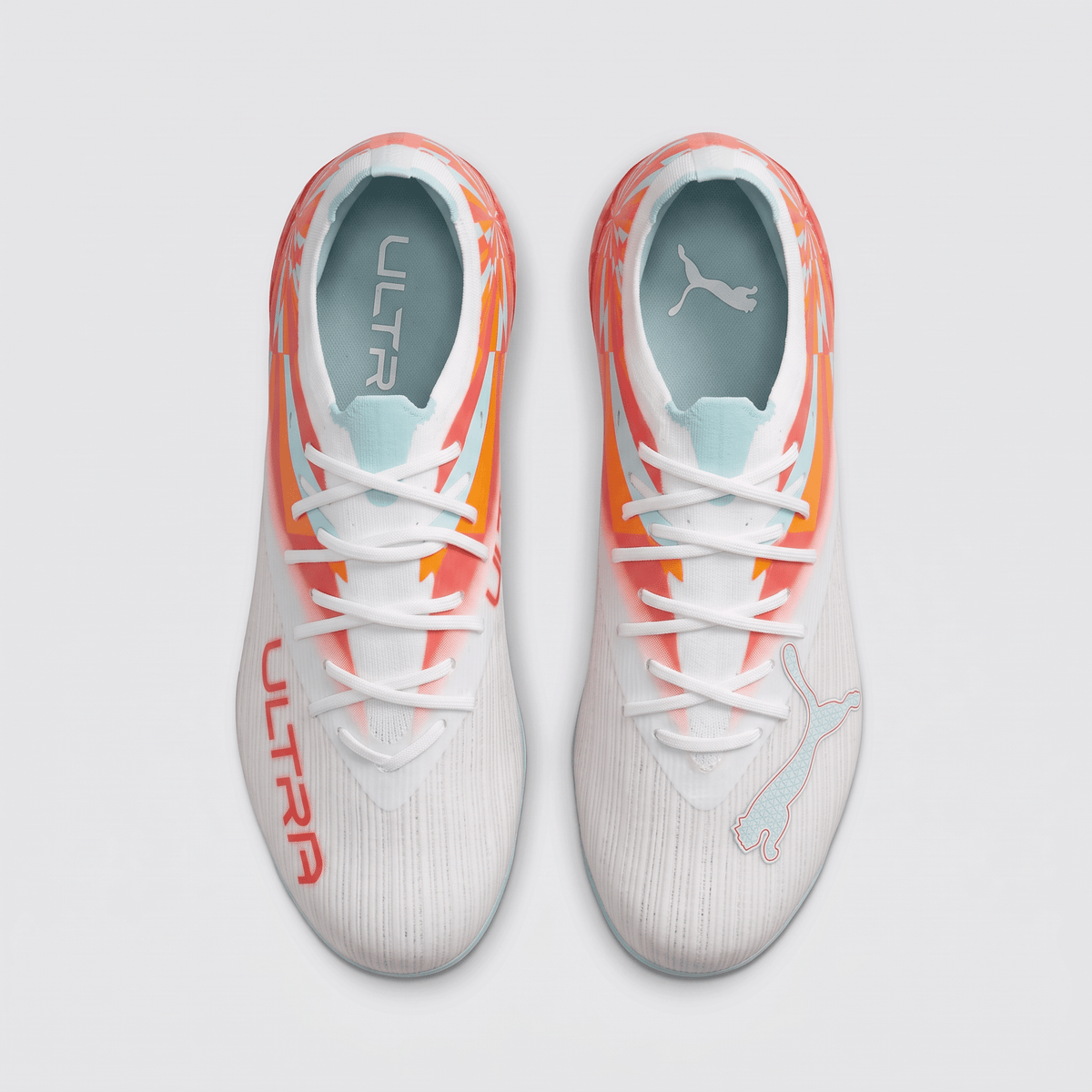 Ultra Nitro 7 Pro Brilliance Women's FG White / Ultra Orange / Pink Alert / Light Aqua