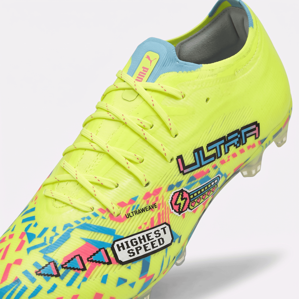 Ultra Nitro 7 Ultimate FG Yellow Alert / White / Blue Glimmer / Pink Glimmer