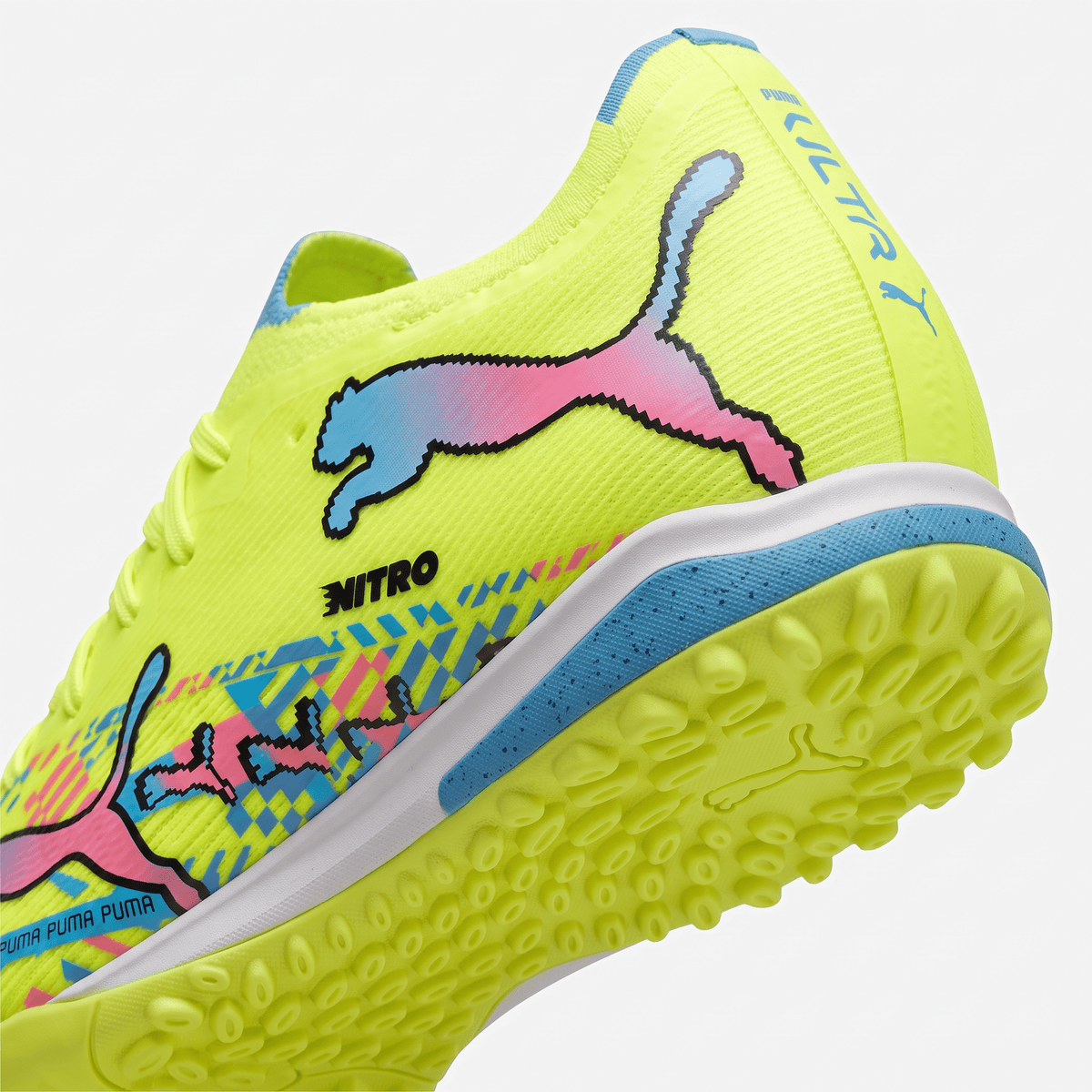 Ultra Nitro 7 Match TT Yellow Alert / White / Blue Glimmer / Pink Glimmer