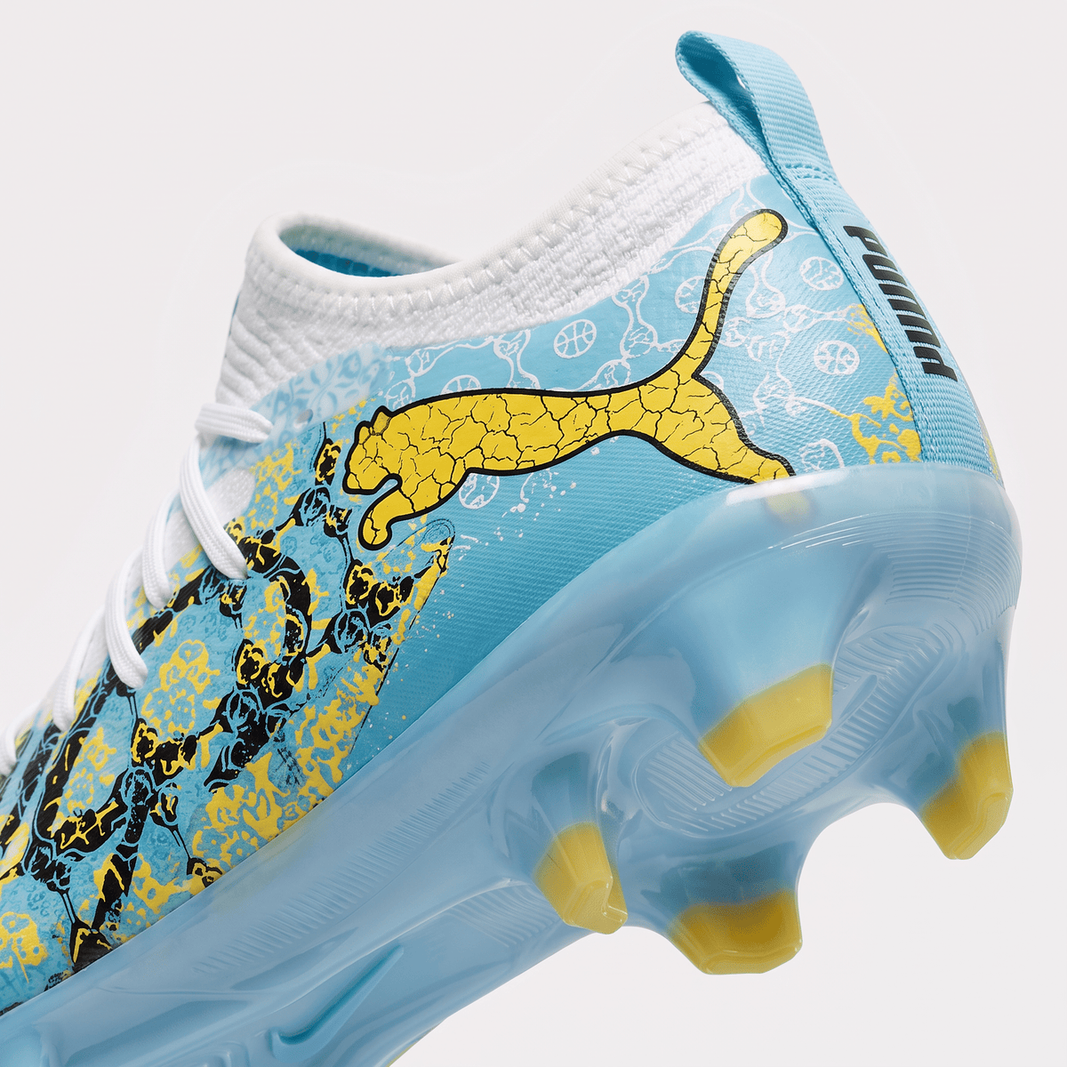 Future 9 Match FG/AG White / Vibrant Blue / Sun Stream / Light Aqua
