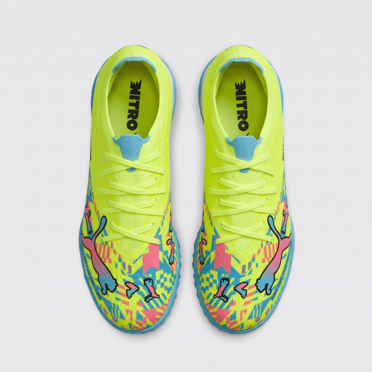 Ultra Nitro 7 Match TT Yellow Alert / White / Blue Glimmer / Pink Glimmer