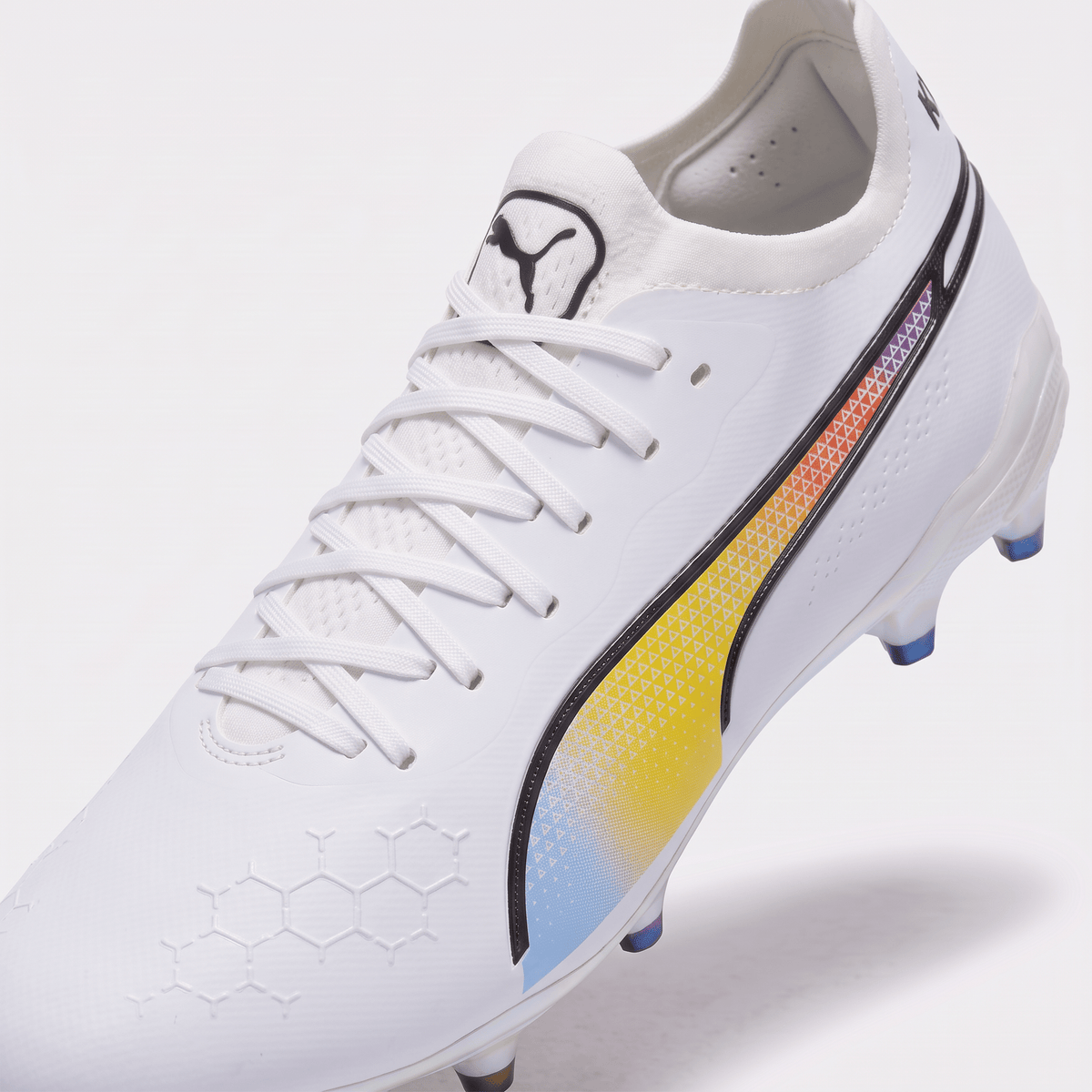 King Ultimate FG/AG White / PUMA Black / Fast Yellow