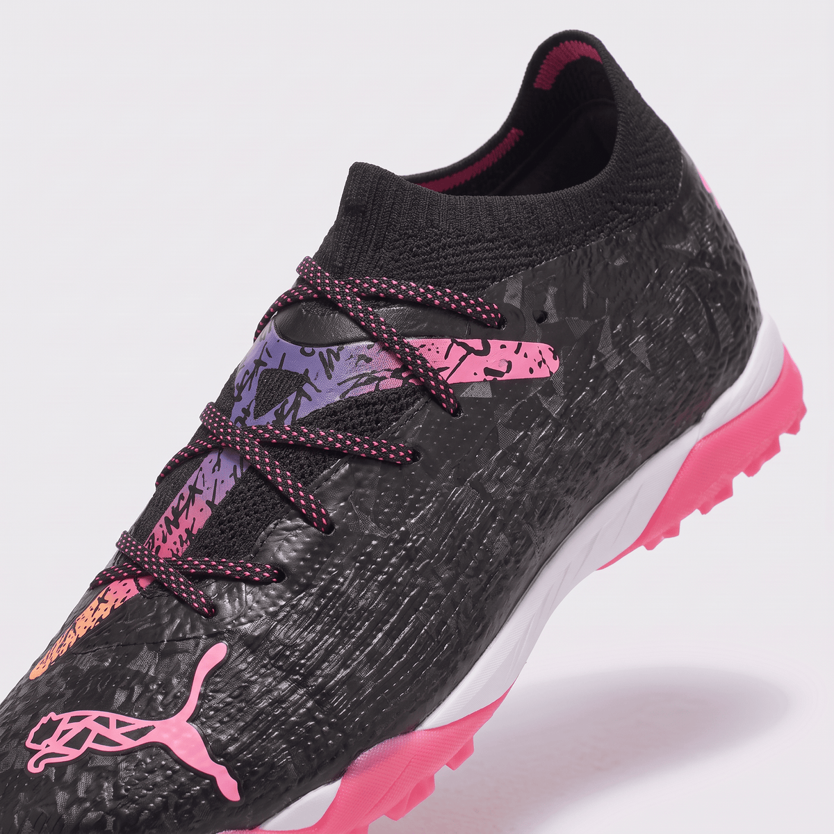 Future Ultimate Match TT Black / Pink Glimmer / Safety Yellow / White