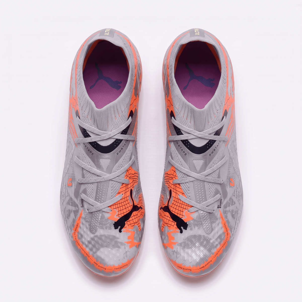 Future 7 Ultimate FG/AG White / Ultra Orange / Silver