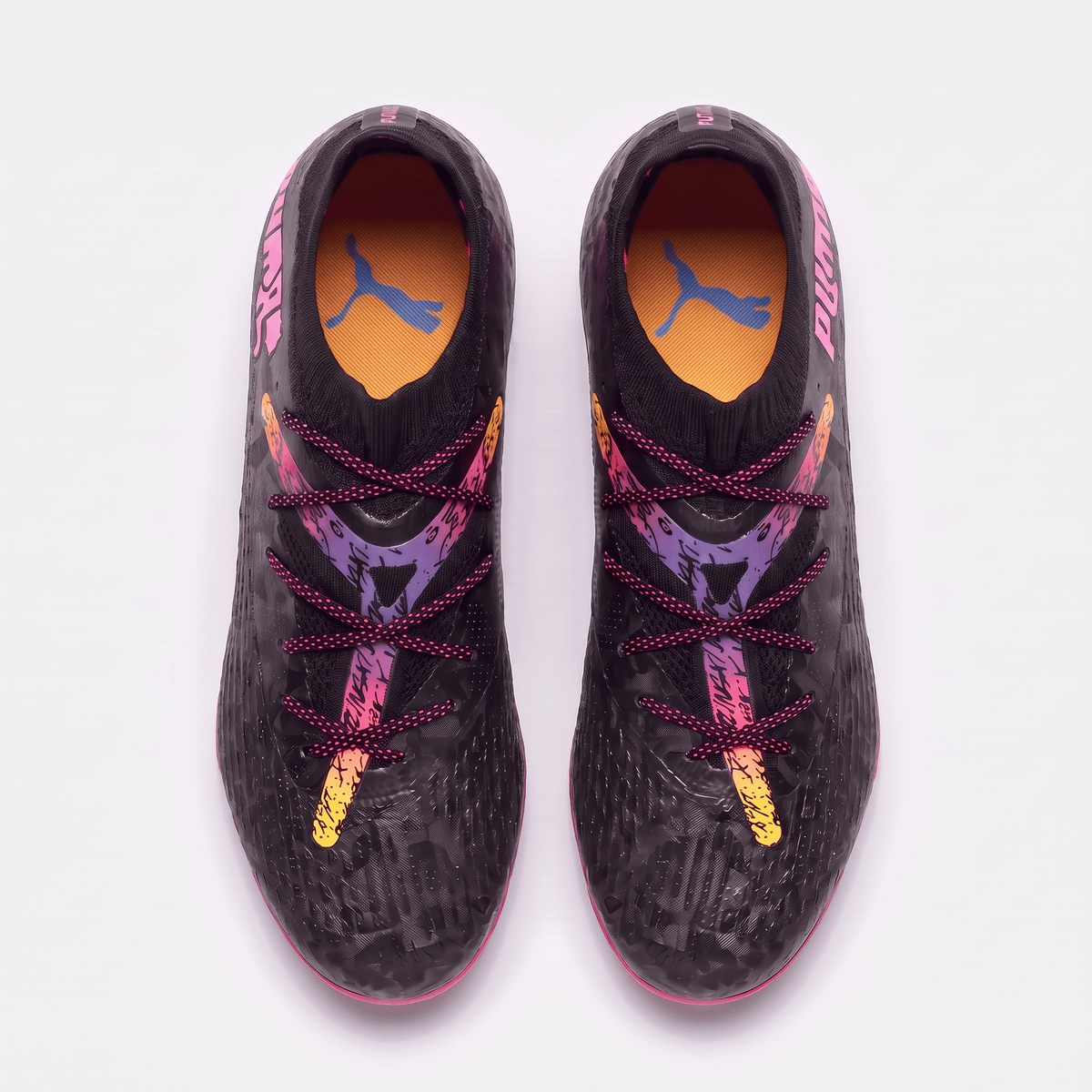 Future Ultimate Match TT Black / Pink Glimmer / Safety Yellow / White