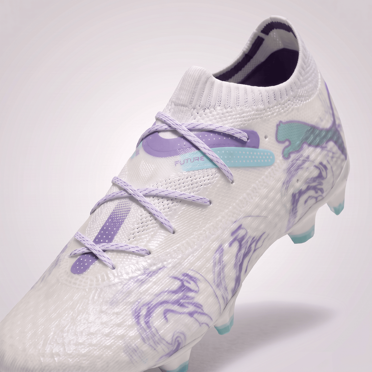 Future 7 Ultimate FG/AG White / Spring Lavender / Black / Mint