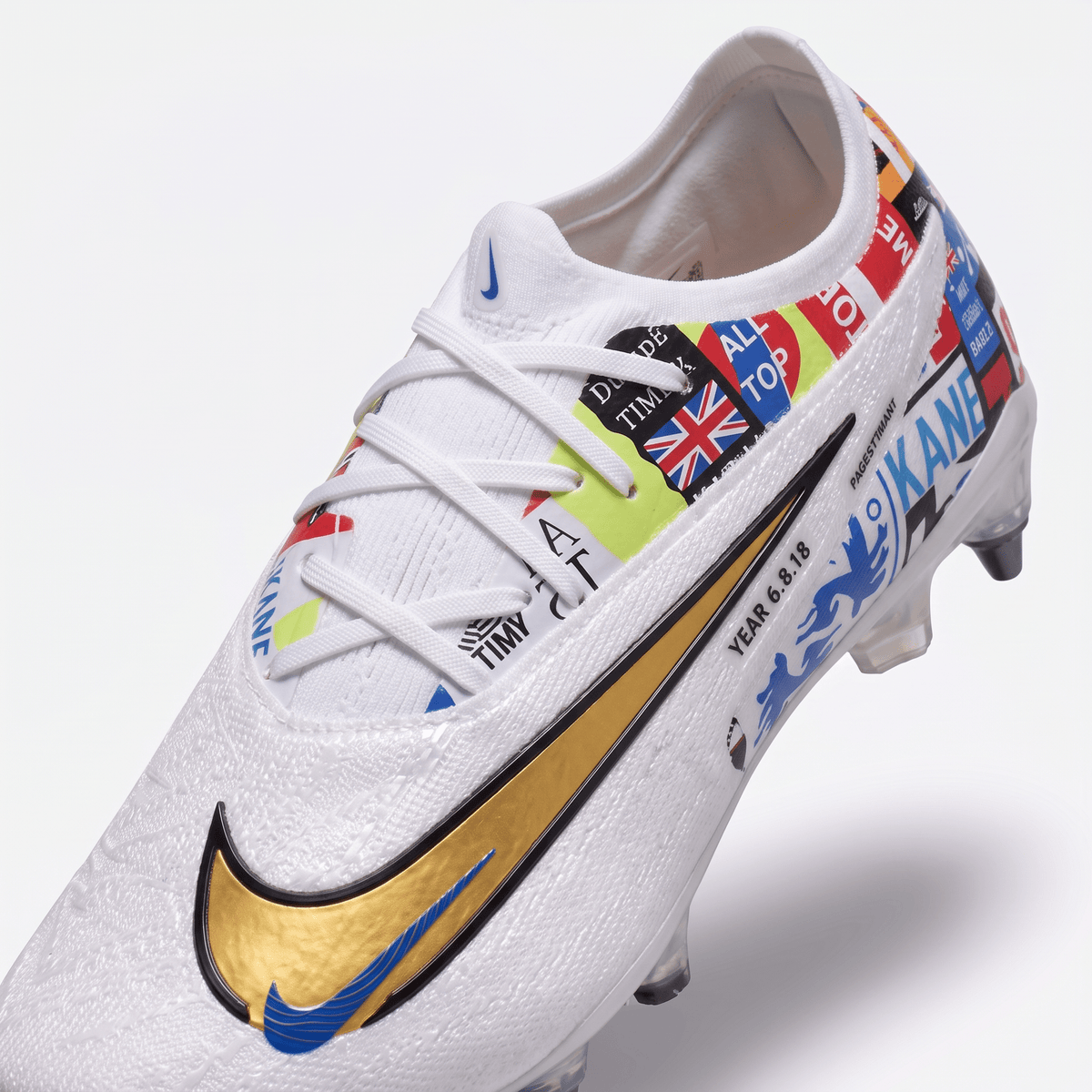 Gripknit Phantom GX FG White / Metallic Gold / Blue / Multicolor