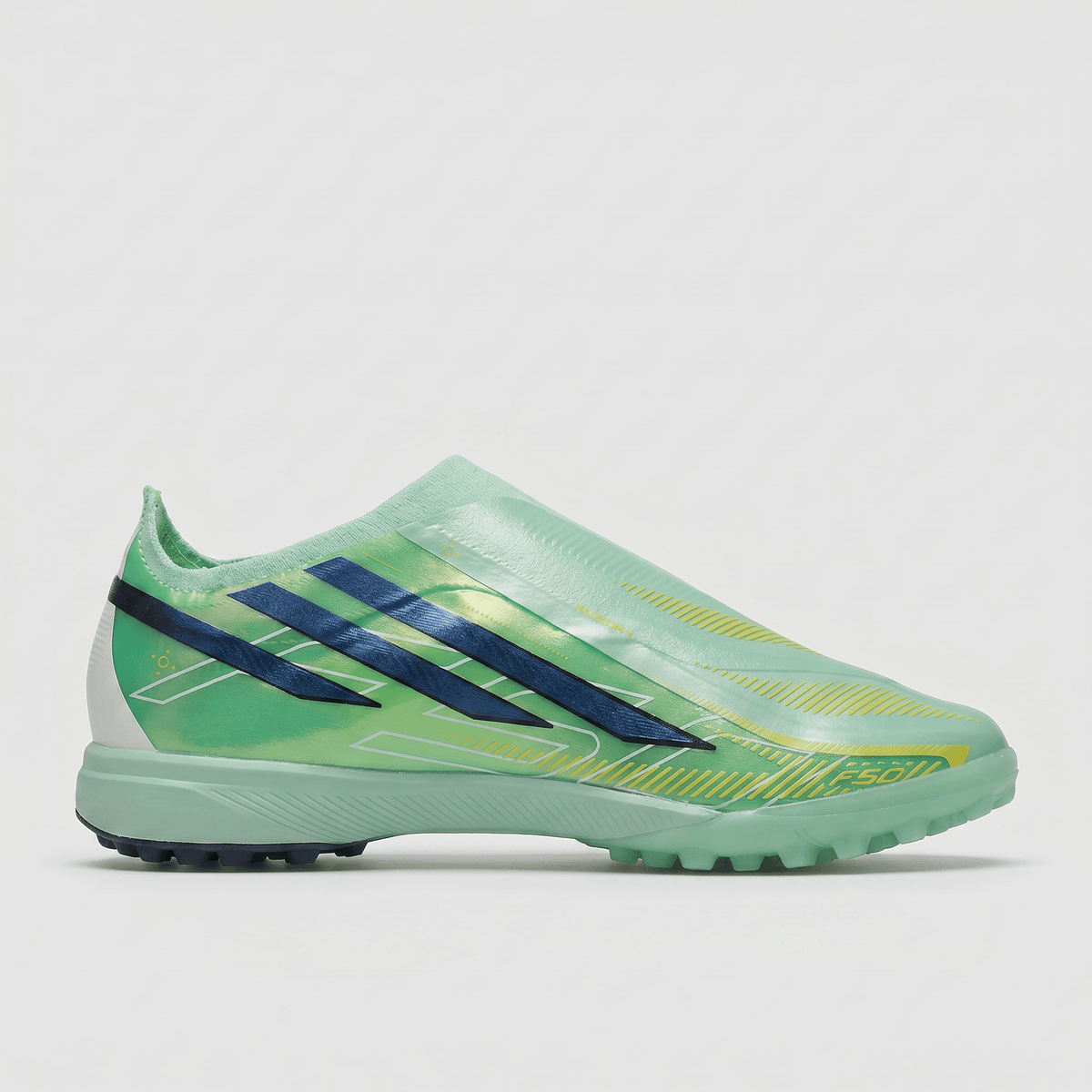 F50 Hyperfast Laceless TF Mint / Black