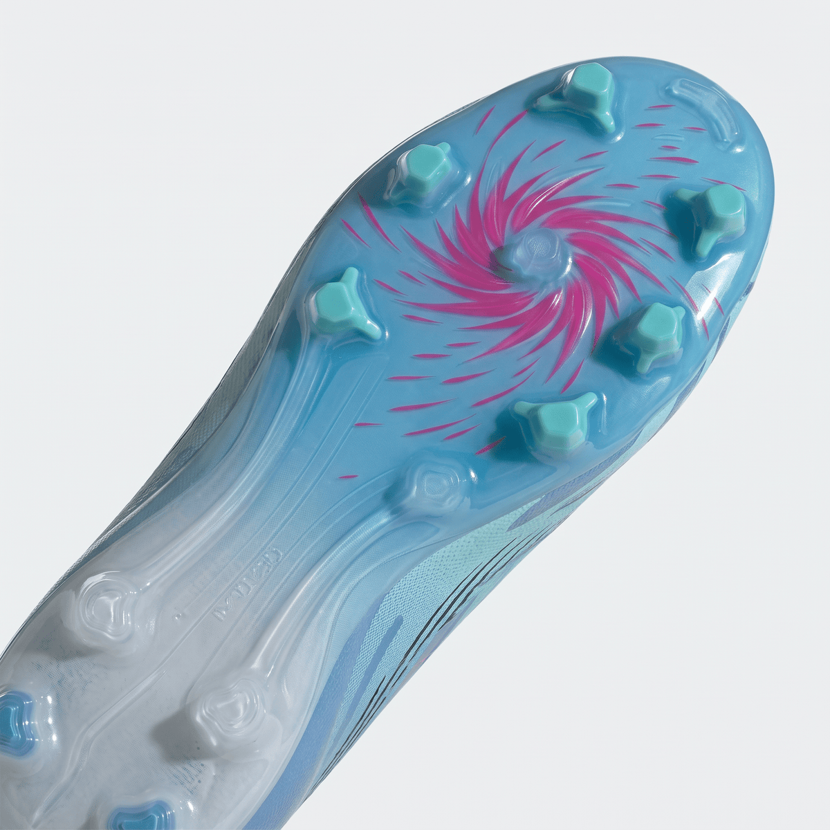 F50 Sparkfusion League Mid Cut Semi Blue Burst / Almost Blue / Dusky Petrol
