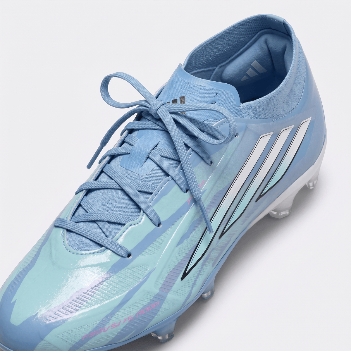 F50 Sparkfusion Mid Cut Semi Blue Burst / Footwear White / Lucid Pink