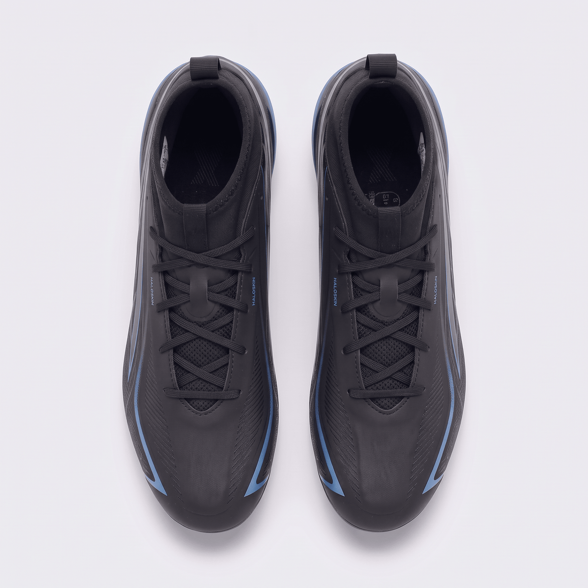 F50 Hyperfast League Mid Cut FG Core Black / Lucid Ray Blue