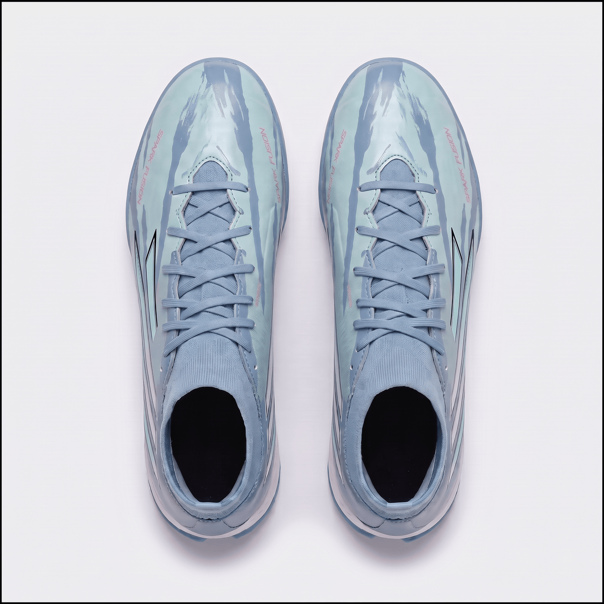 F50 Sparkfusion Mid Cut Semi Blue Burst / Footwear White / Lucid Pink
