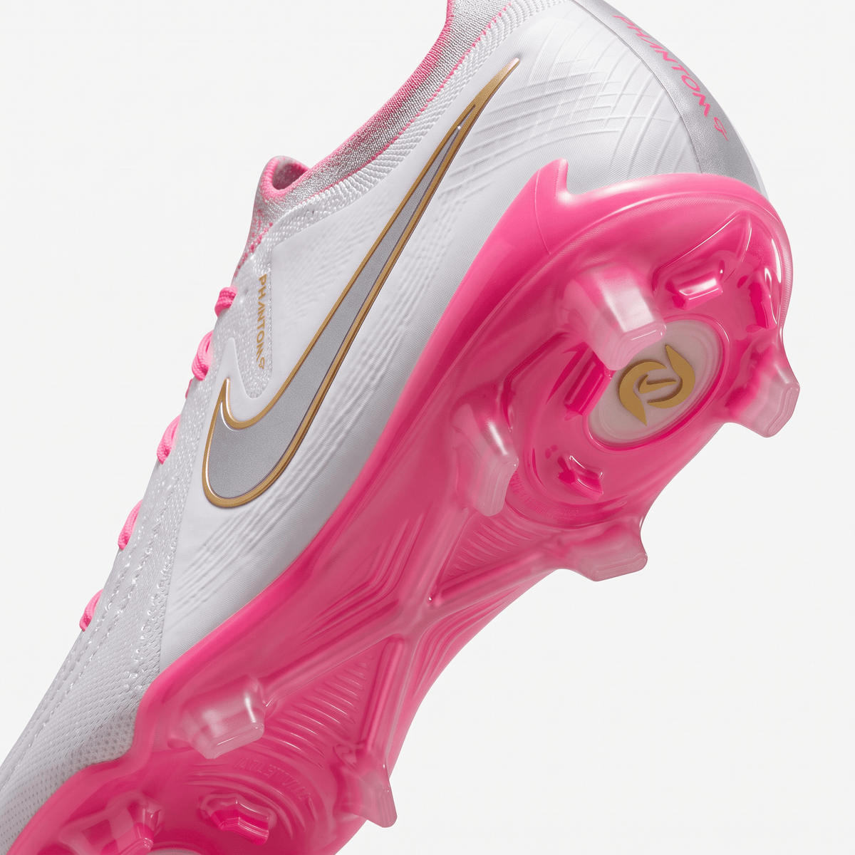 Phantom GX 2 FG White / Pink Foam / Metallic Coin