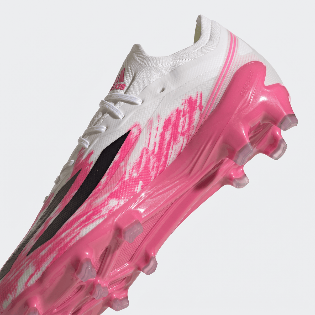 X 19.1 FG Footwear White / Core Black / Shock Pink