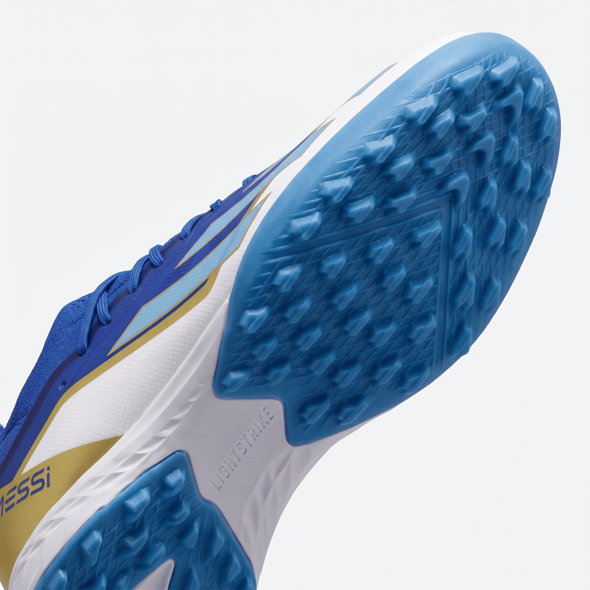 X Crazyfast.1 TF Shock Blue / Zero Metallic / Core Black