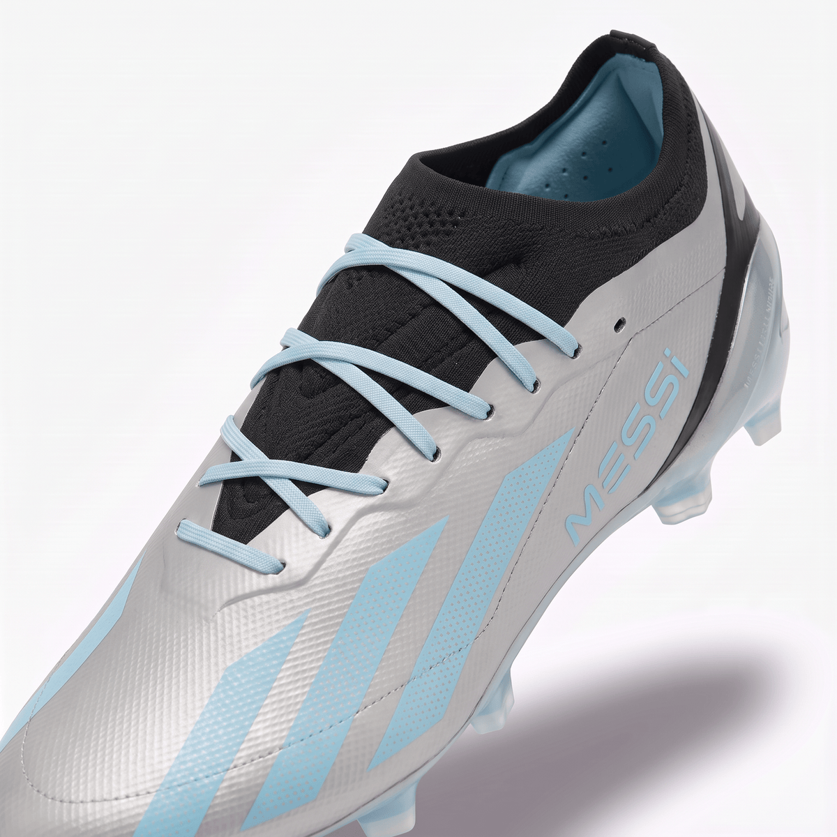 X Crazyfast.1 FG Silver Metallic / Bliss Blue / Core Black